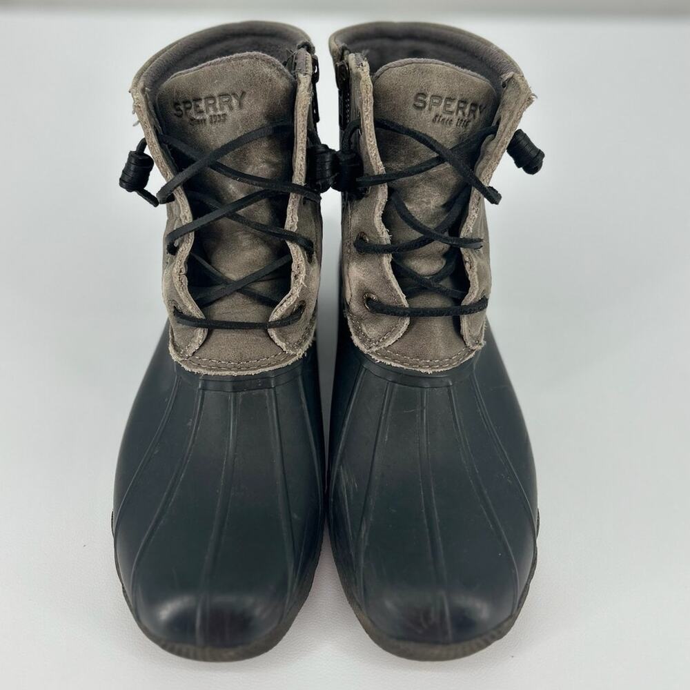Sperry Women's Saltwater Emboss Duck Boots, Size 7